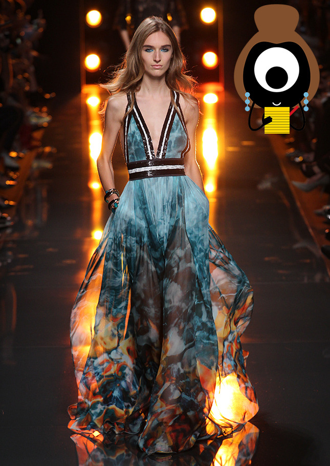 Elie Saab�s acquatic inspiration