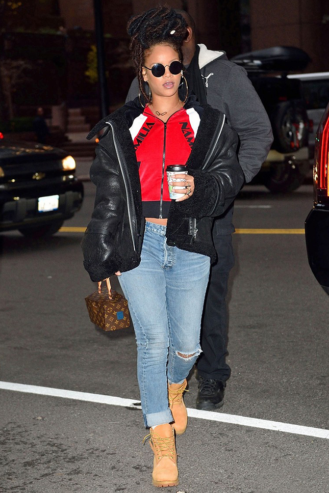 ������ � ������ Namilia, ������� Balmain, �������� Vetements, �������� Timberland � � ������ Louis Vuitton �� ������� ������� ������ ������ � ���-�����