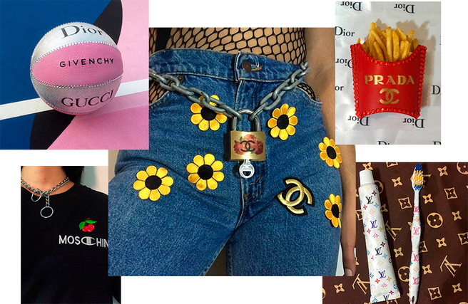 ���������, � ������� ���������� ������ ����� Louis Vuitton � ������������� ������ Chanel